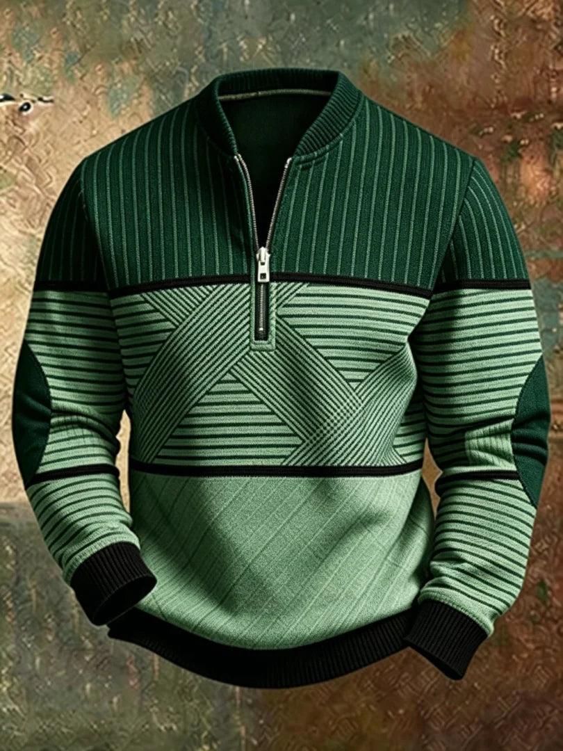 Mick™ Half-Zip Men's Sweater: Feel Sharp, Warm, Modern