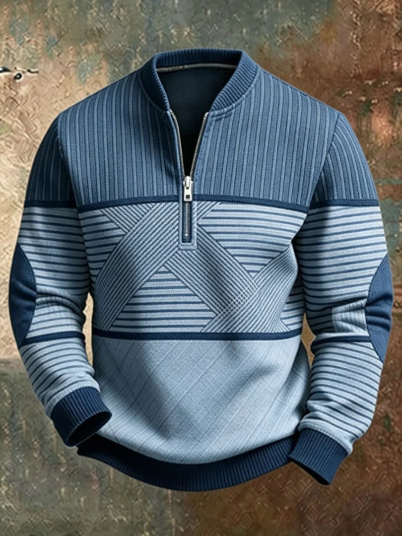 Mick™ Half-Zip Men's Sweater: Feel Sharp, Warm, Modern