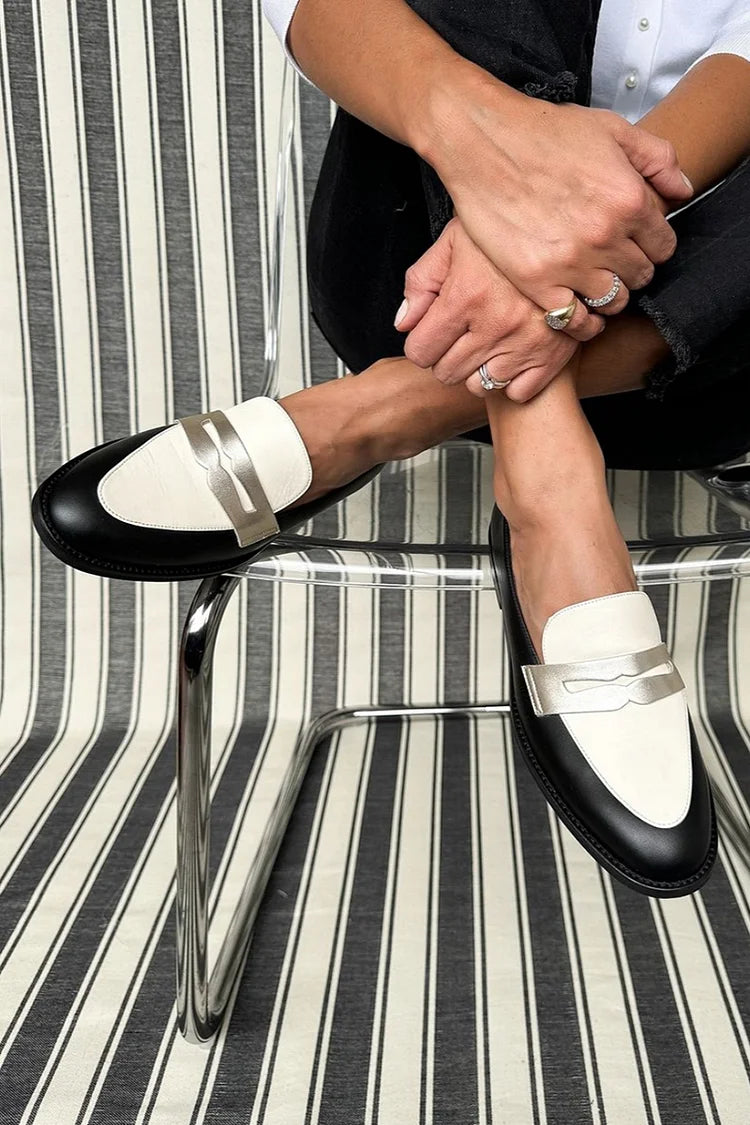 Emeryn Monochromatic Loafers