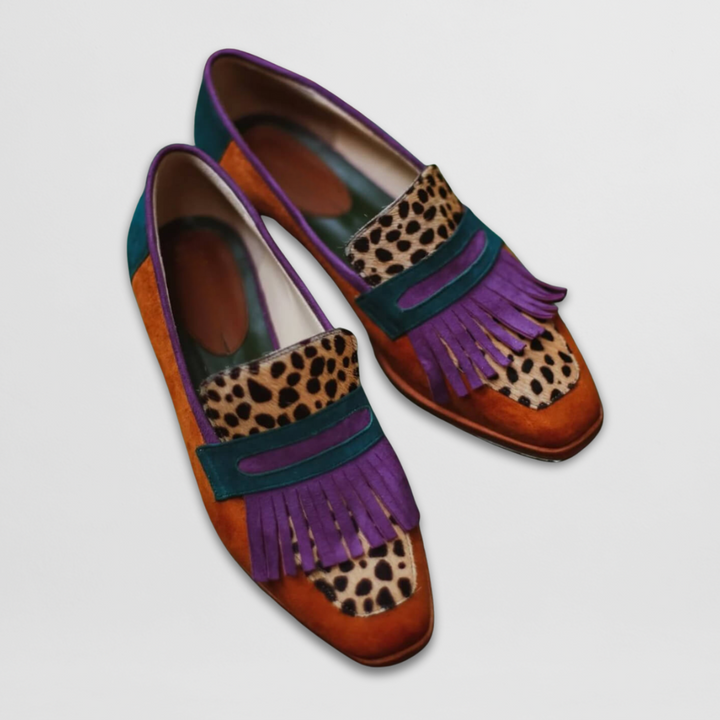 Chiara Moccasins Glossy Effect