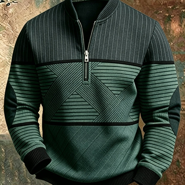 Mick™ Half-Zip Men's Sweater: Feel Sharp, Warm, Modern