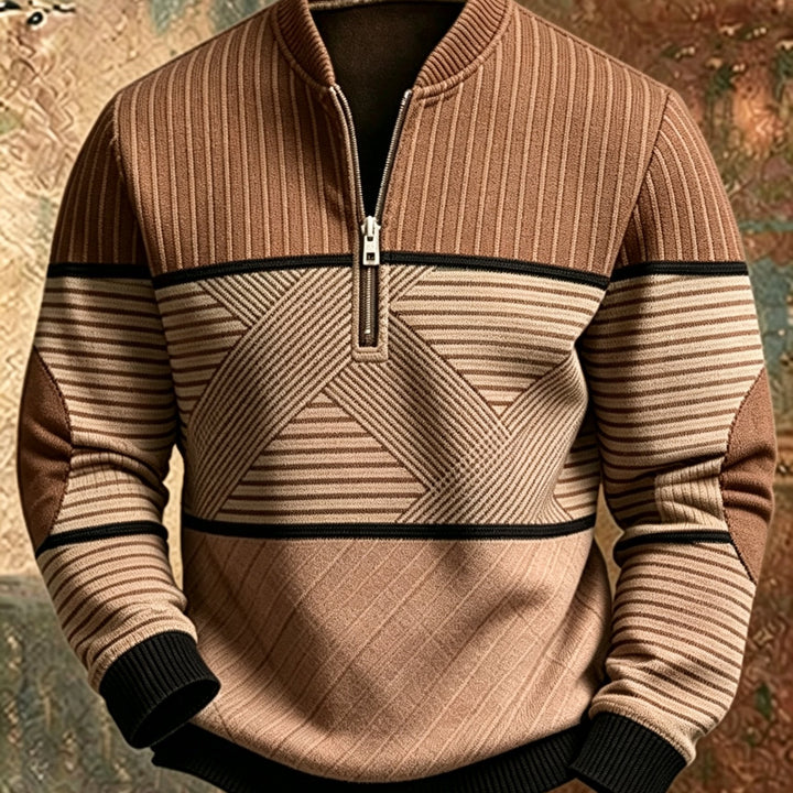 Mick™ Half-Zip Men's Sweater: Feel Sharp, Warm, Modern