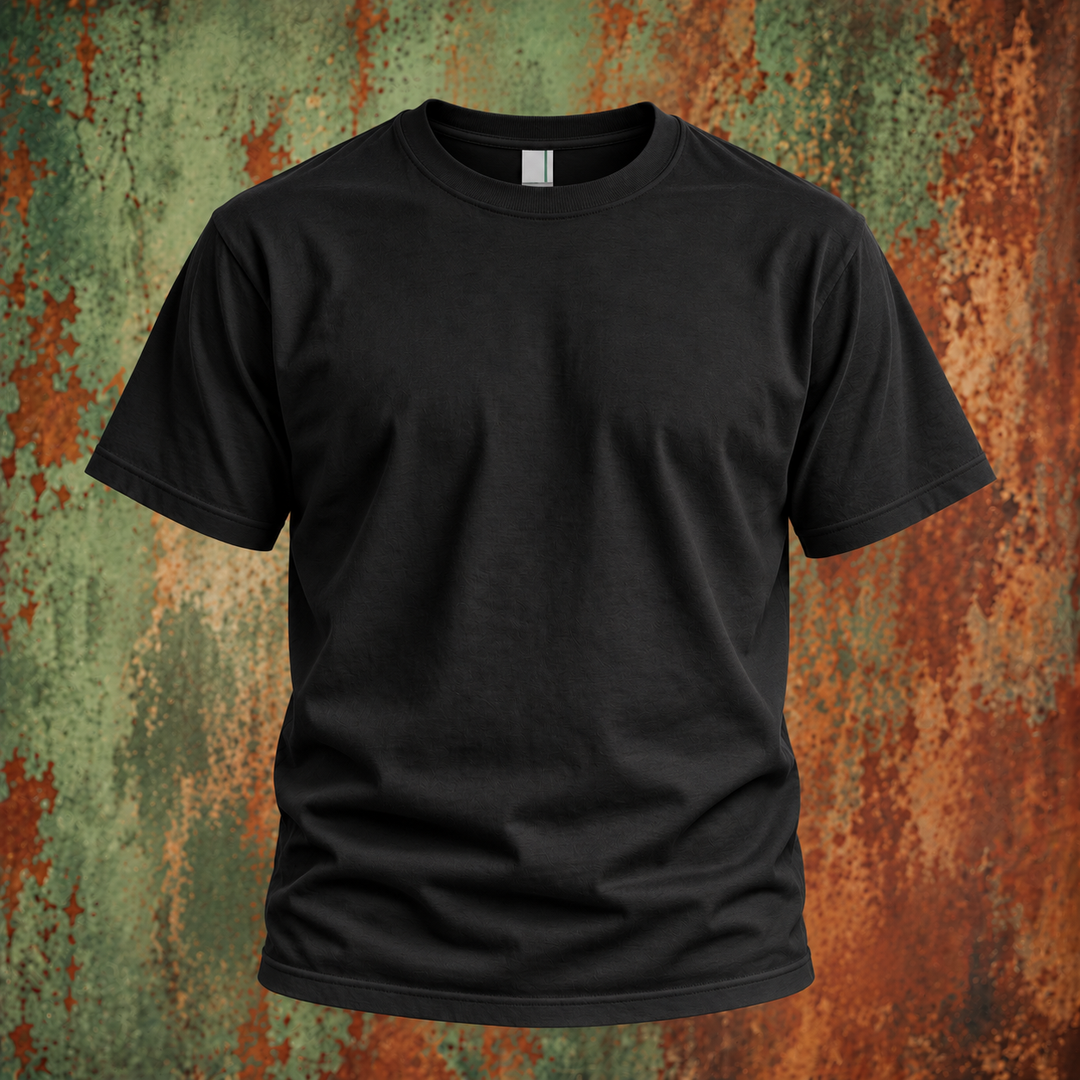 Solid Heavyweight Cotton T-shirt for Men