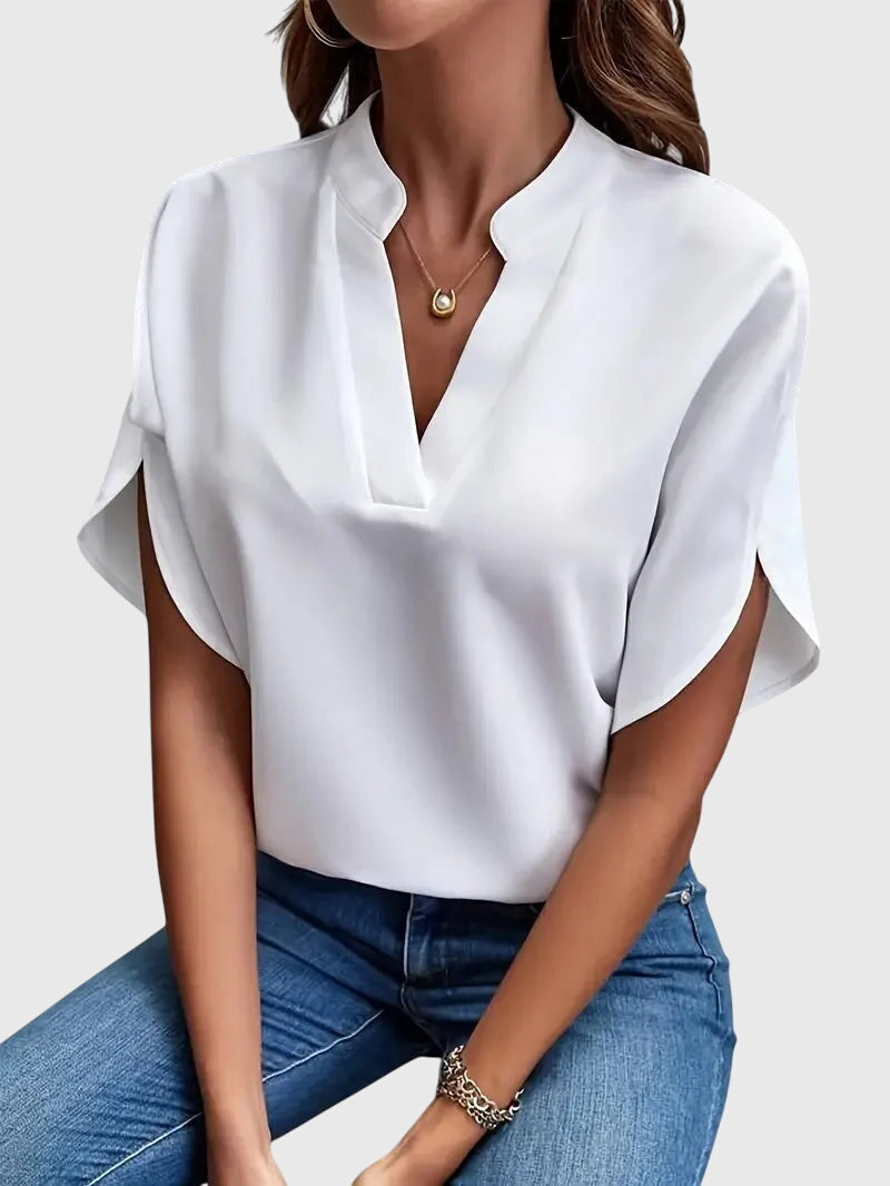 Harper™ | Soft and Elegant V-Neck Shirt
