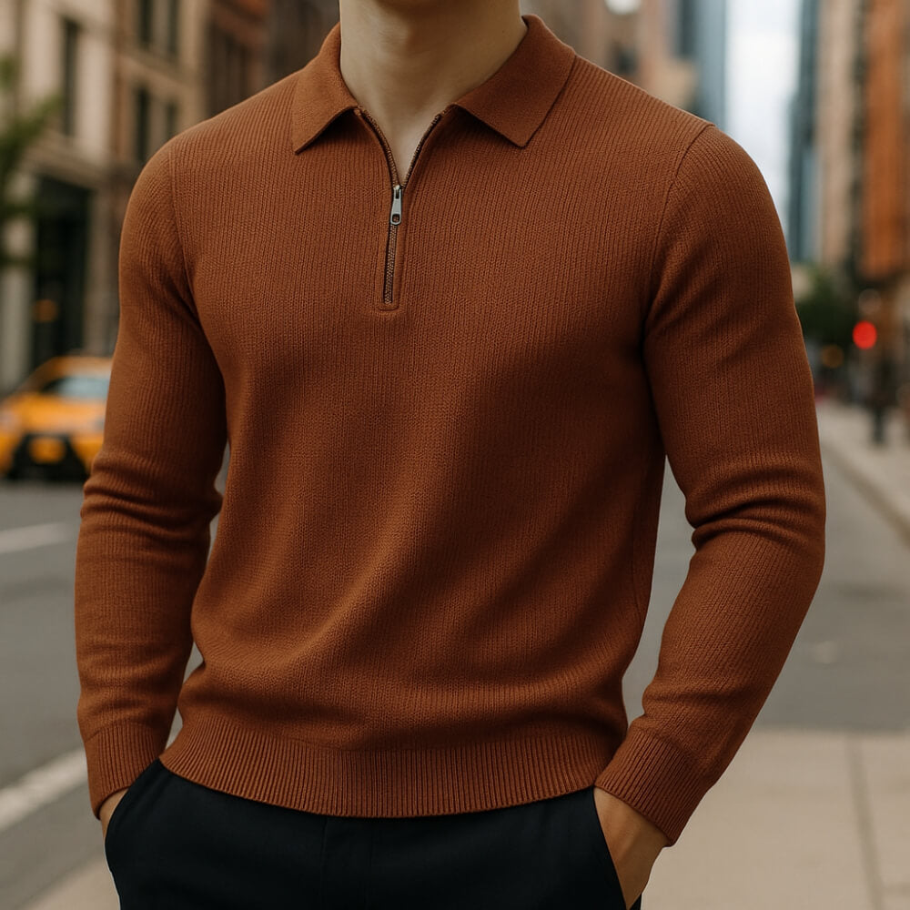 Ashton™ Half-Zip Polo Sweater