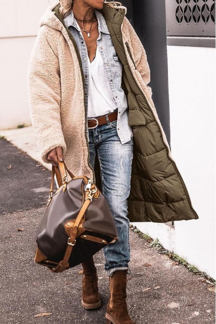 Elegant Reversible Coat for Women
