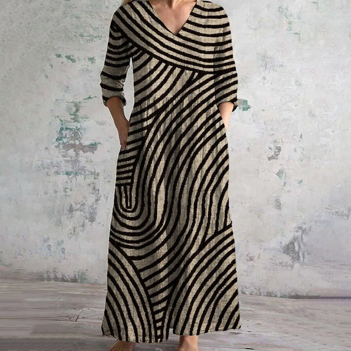 Bonnie - Vintage Striped dress