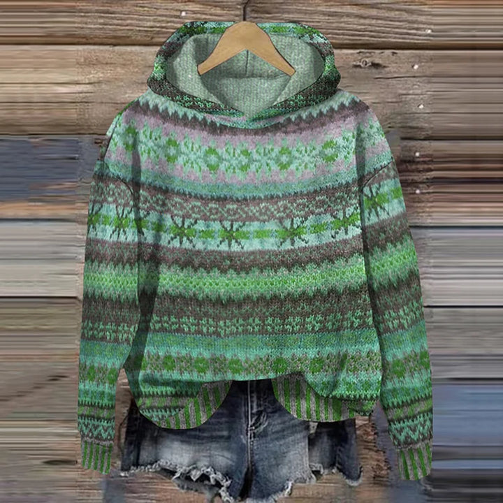 Gaby | Ethnic Retro Hoodie