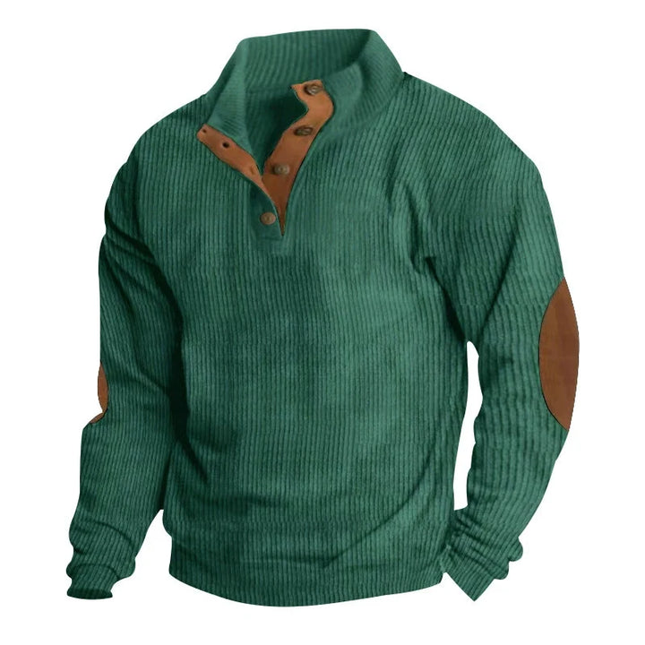Hudson™ Corduroy Button-Collar Pullover