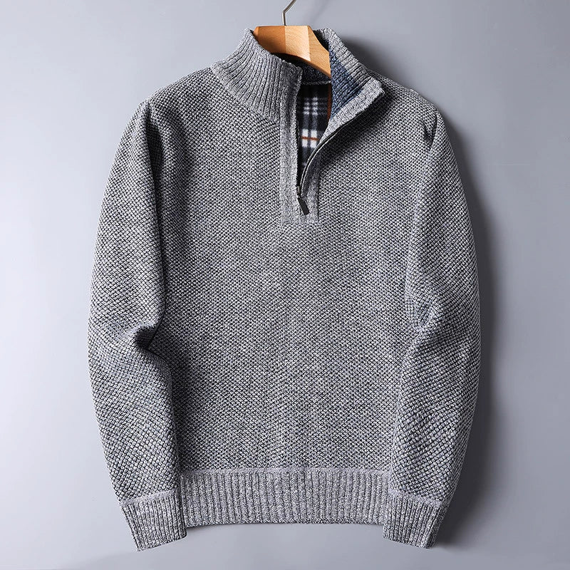 Dominic™ Fleece-Lined Half-Zip Sweater