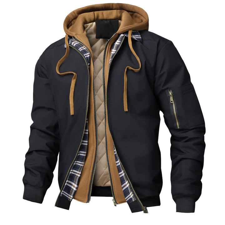 Brian | Men's Jacket Quilted Cotton Hoodie