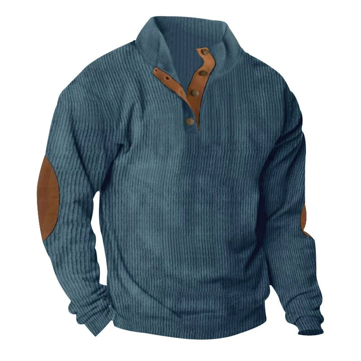 Hudson™ Corduroy Button-Collar Pullover