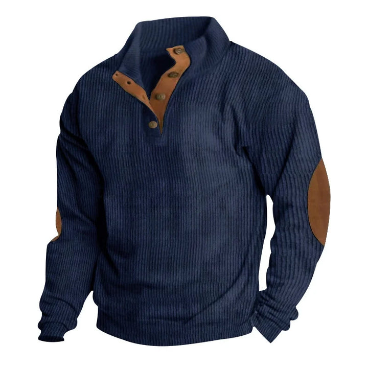 Hudson™ Corduroy Button-Collar Pullover