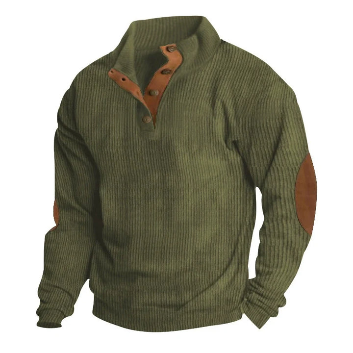 Hudson™ Corduroy Button-Collar Pullover