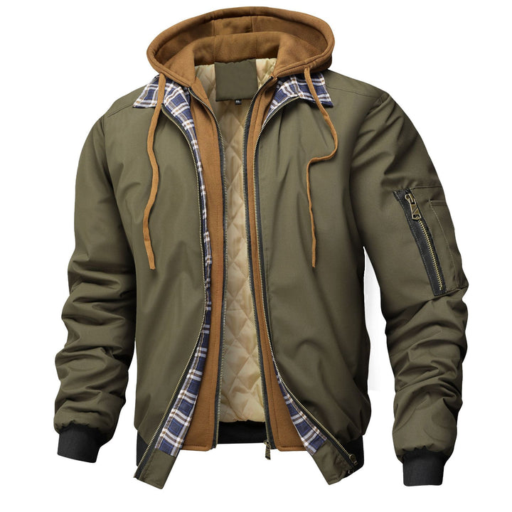 Brian | Men's Jacket Quilted Cotton Hoodie