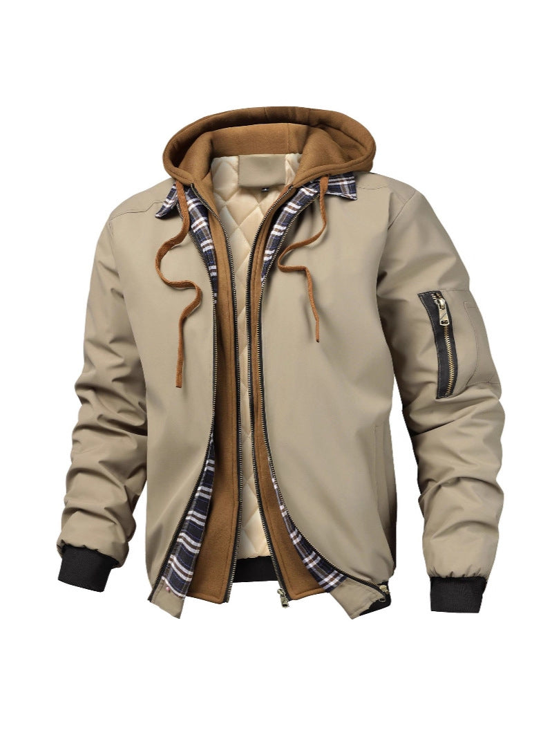 Brian | Men's Jacket Quilted Cotton Hoodie
