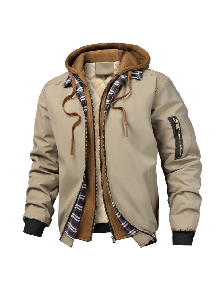 Brian | Men's Jacket Quilted Cotton Hoodie