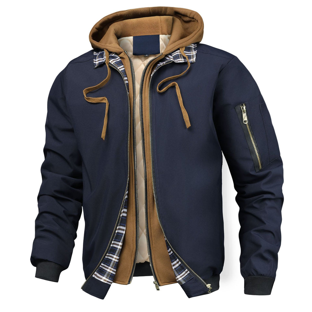 Brian | Men's Jacket Quilted Cotton Hoodie