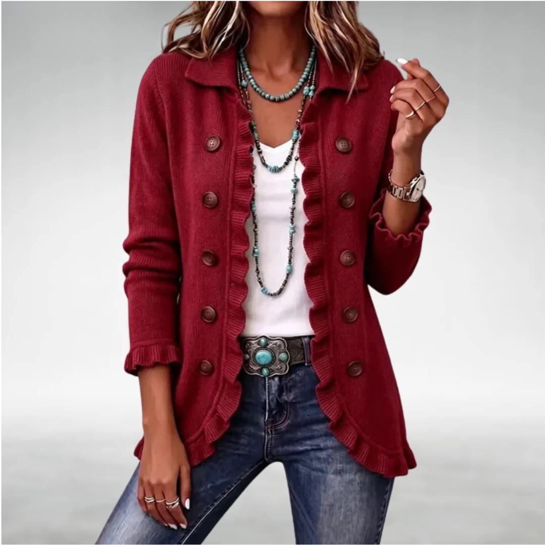 Eve Classic Ruffle Cardigan
