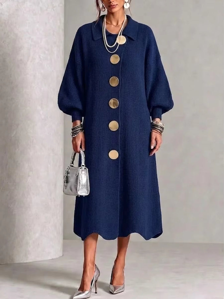 Sienna - Long Sleeve Button-Down Dress