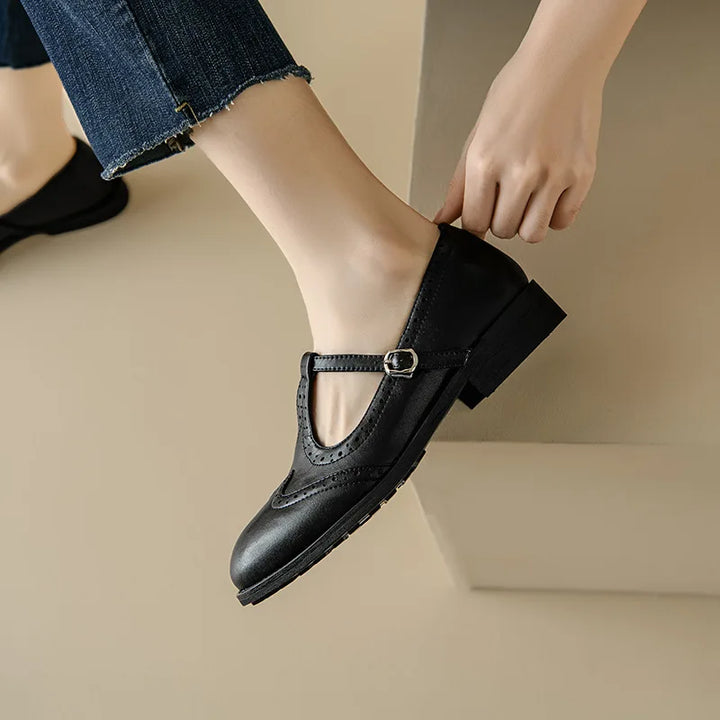 Poppy & Mae | Elegant T-Strap Mary Janes