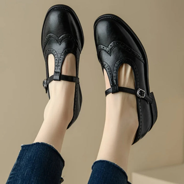 Poppy & Mae | Elegant T-Strap Mary Janes