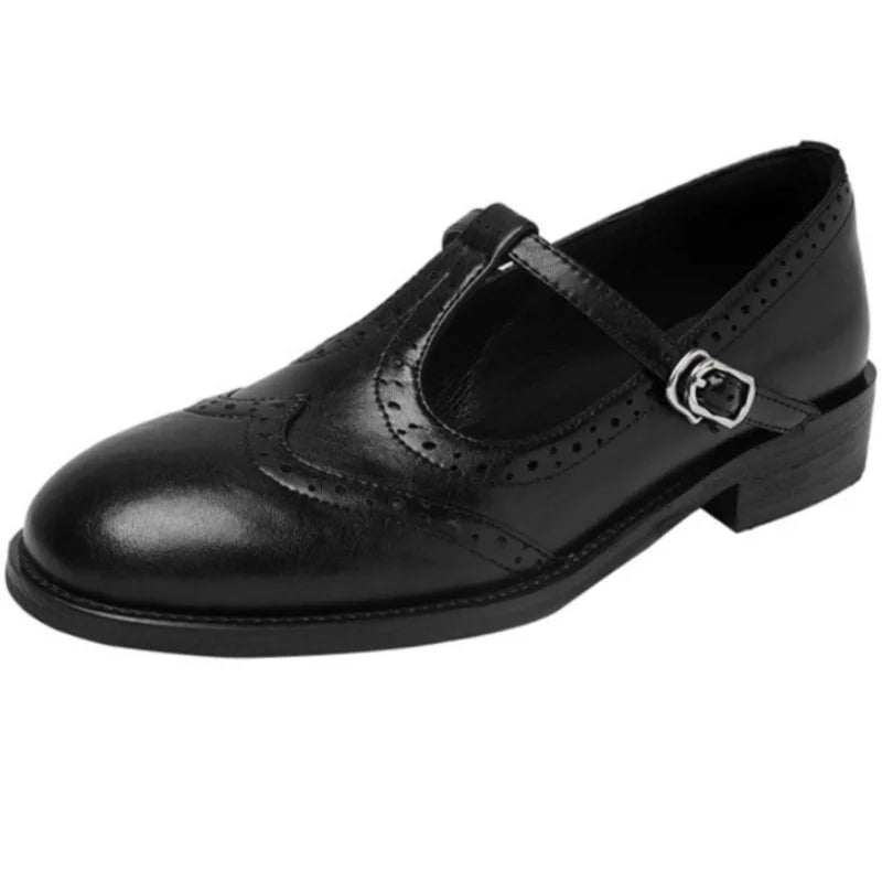 Fiona| Elegant T-Strap Mary Janes