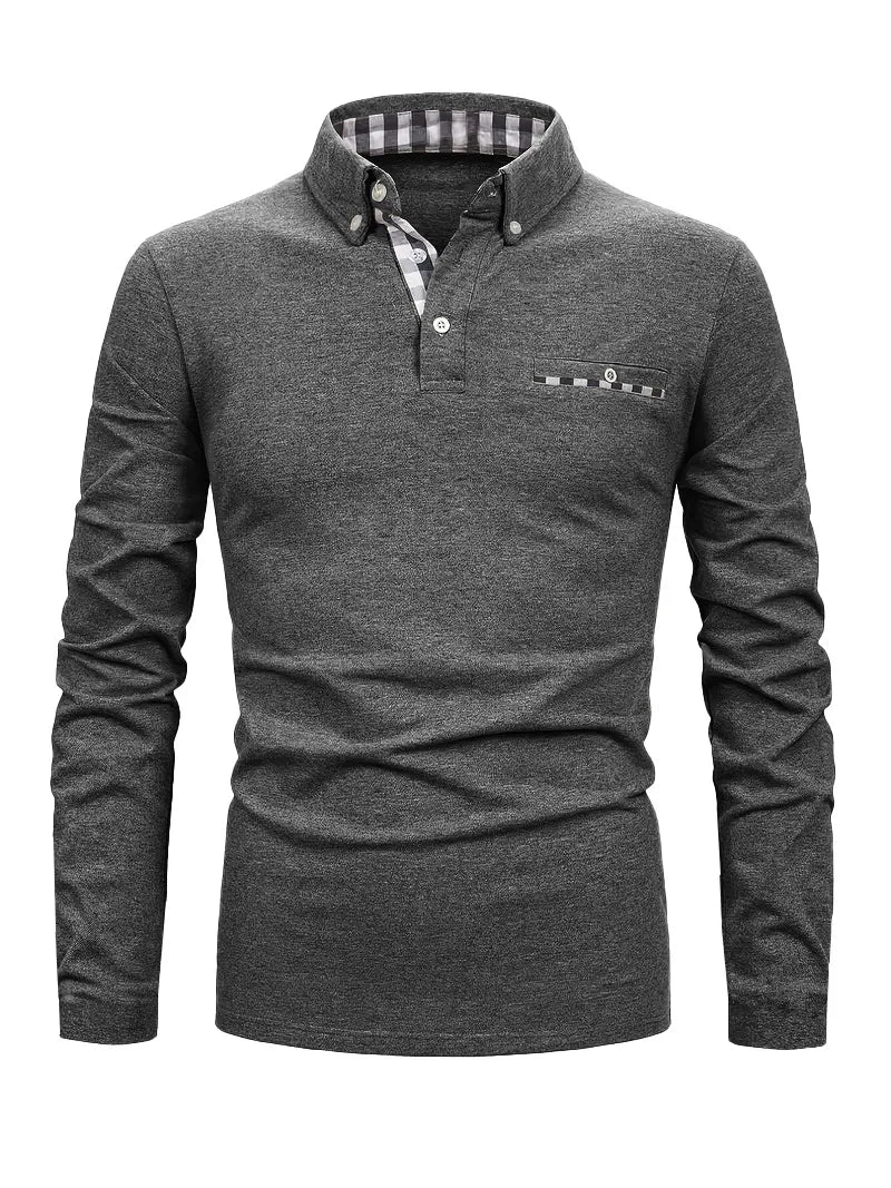 Kevin™ | Stylish Long-Sleeve Shirt