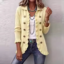 Eve Classic Ruffle Cardigan