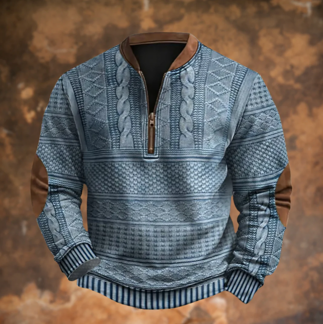 Dimitri™ Retro Zip-Up Sweater
