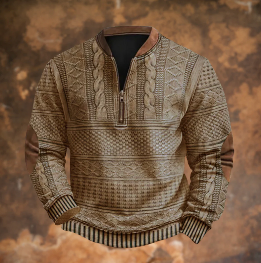 Dimitri™ Retro Zip-Up Sweater