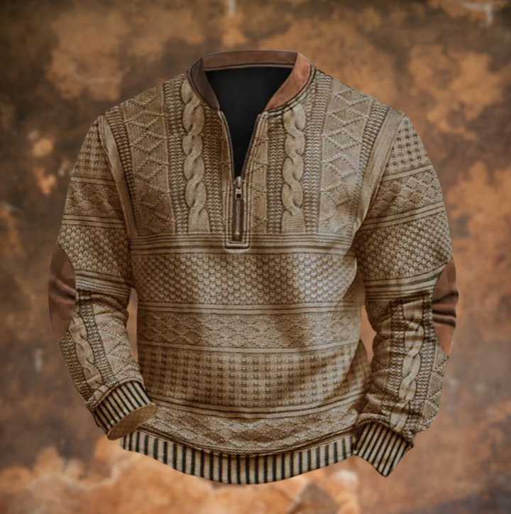 Dimitri™ Retro Zip-Up Sweater