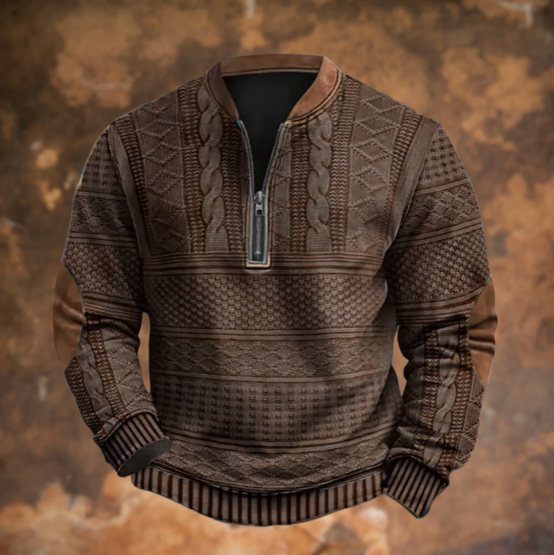 Dimitri™ Retro Zip-Up Sweater