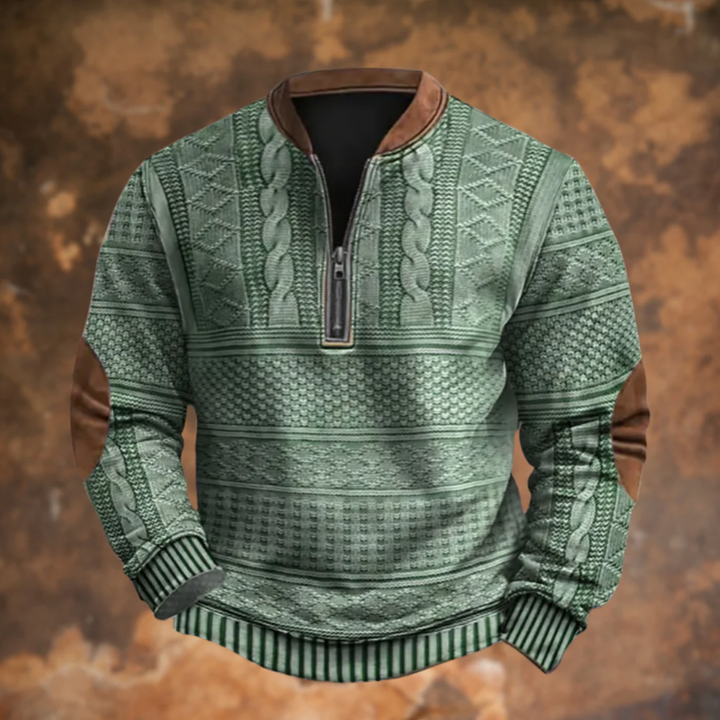 Dimitri™ Retro Zip-Up Sweater