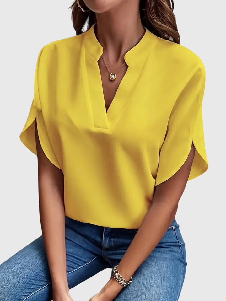Harper™ | Soft and Elegant V-Neck Shirt