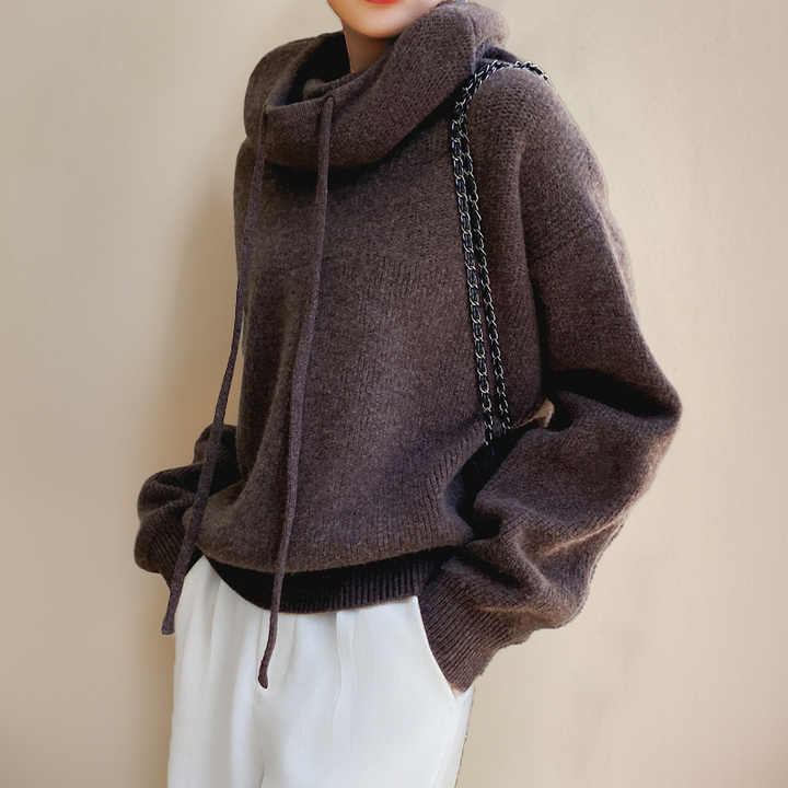 Elvire™ | Cozy Hooded Pullover Style