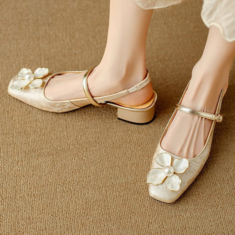 Eloise Elegant Slingback Pumps