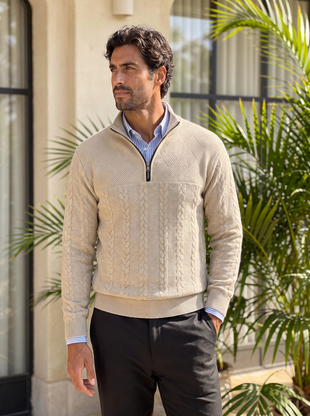 Sawyer™ Quarter-Zip Henley Pullover