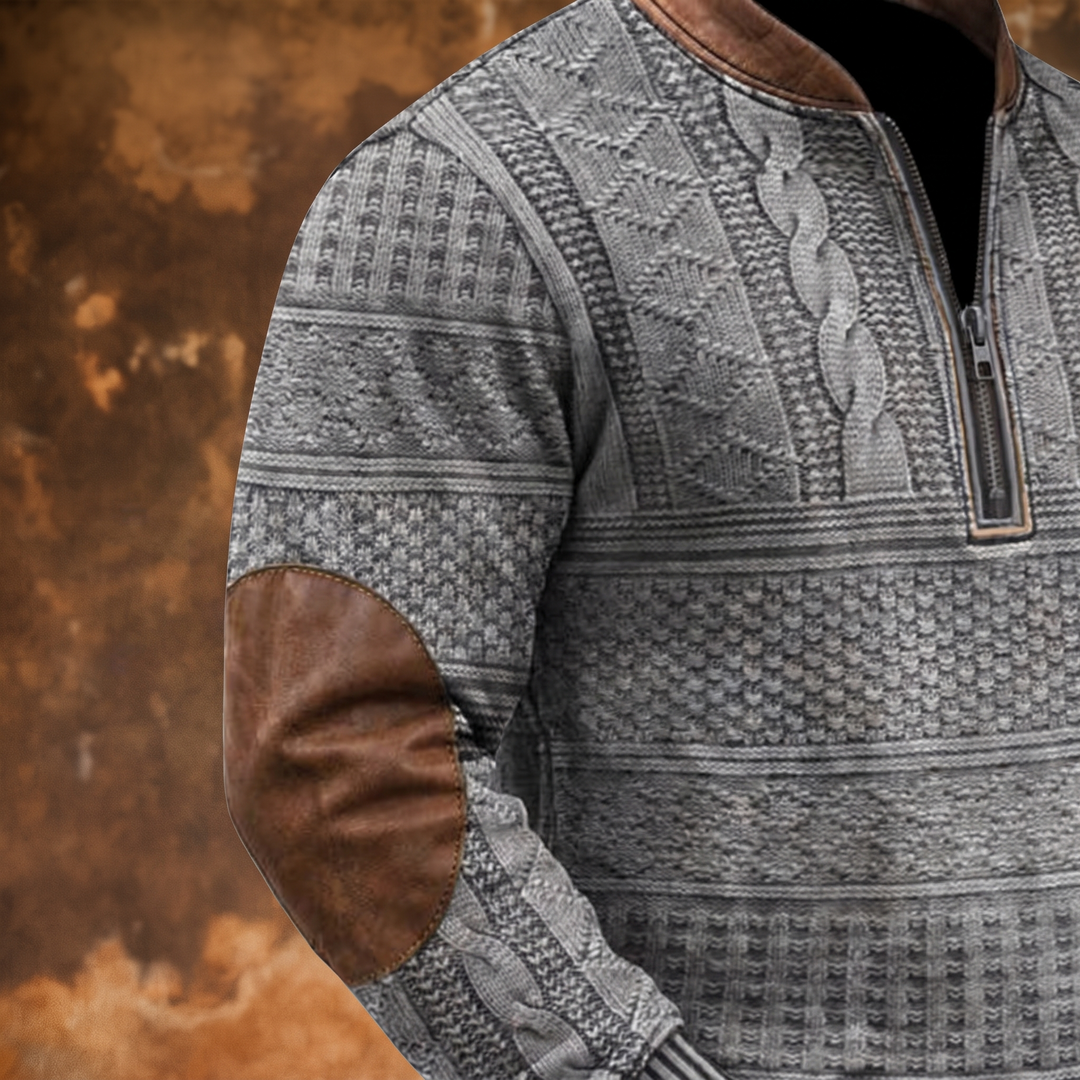 Dimitri™ Retro Zip-Up Sweater
