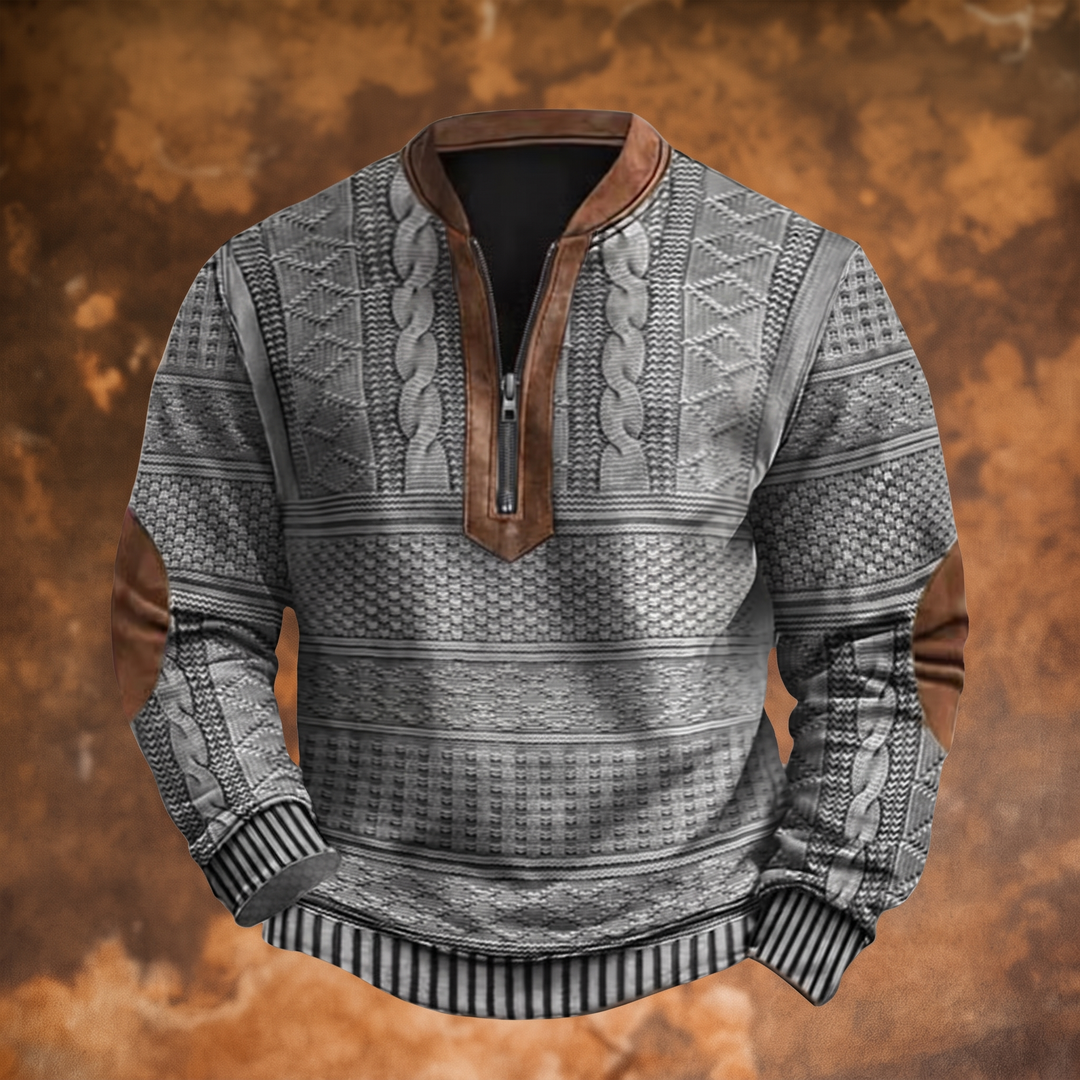 Dimitri™ Retro Zip-Up Sweater