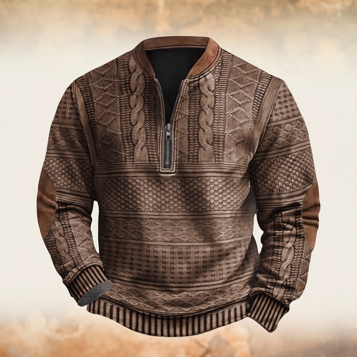 Dimitri™ Retro Zip-Up Sweater