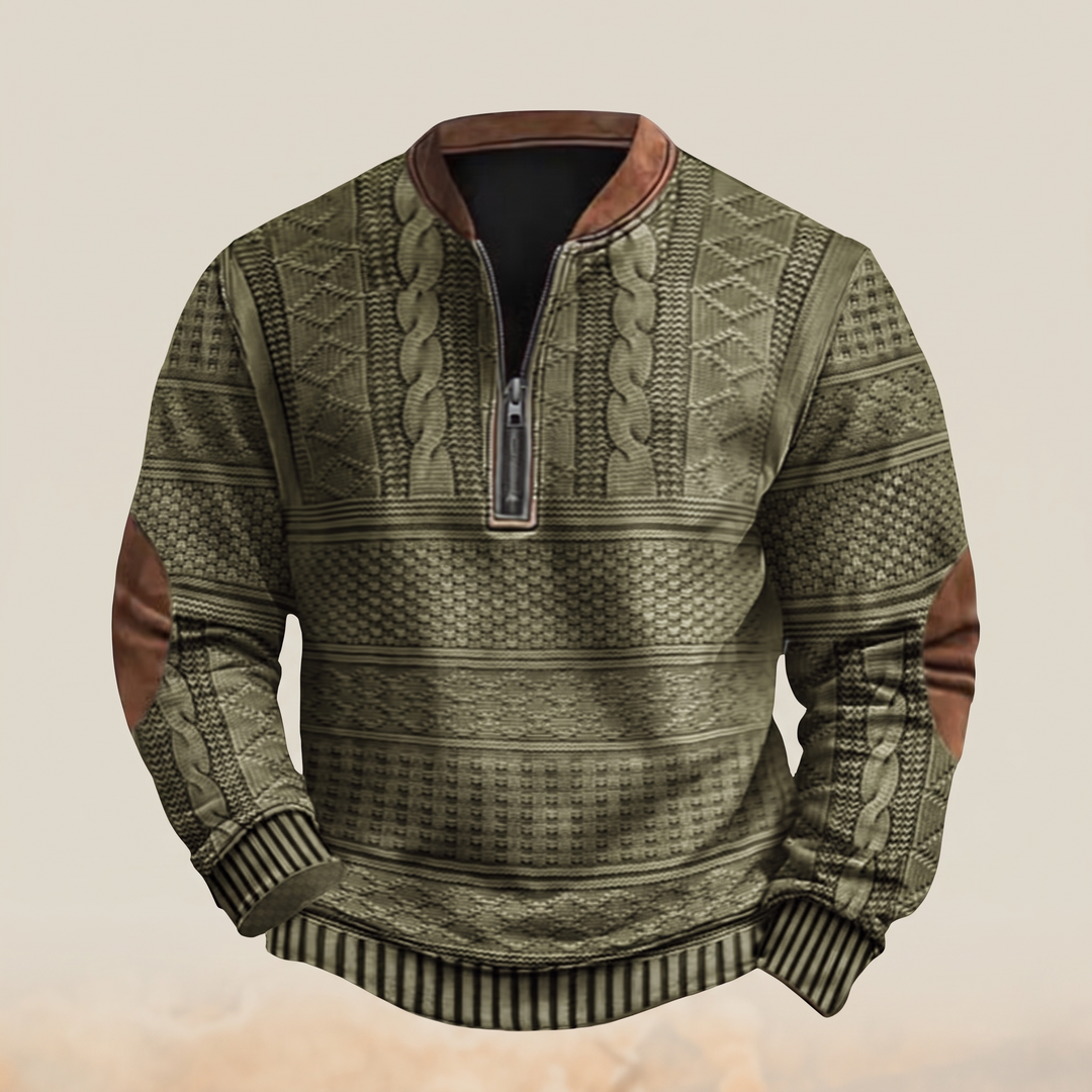 Dimitri™ Retro Zip-Up Sweater