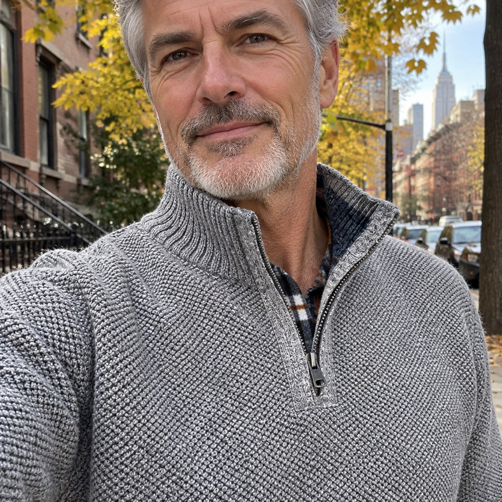 Dominic™ Fleece-Lined Half-Zip Sweater