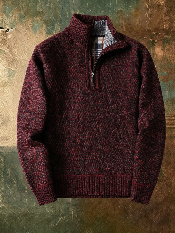 Dominic™ Fleece-Lined Half-Zip Sweater