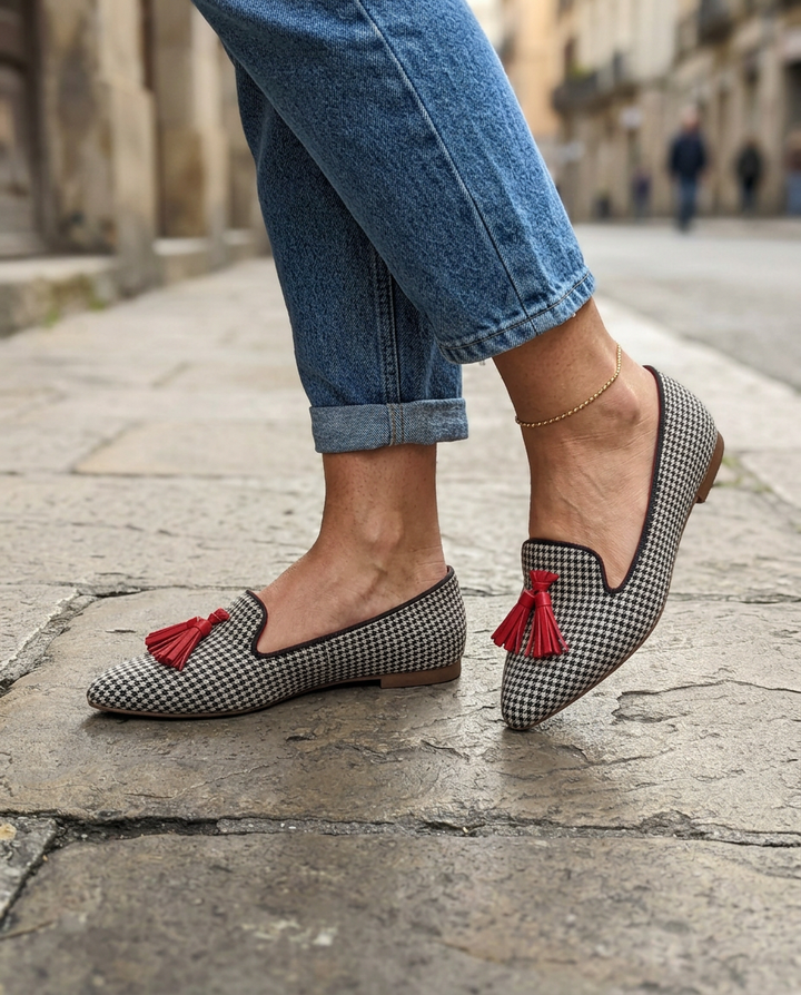 Livia | Pointed Toe Slip-On Flats