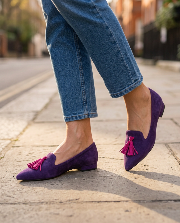 Livia | Pointed Toe Slip-On Flats