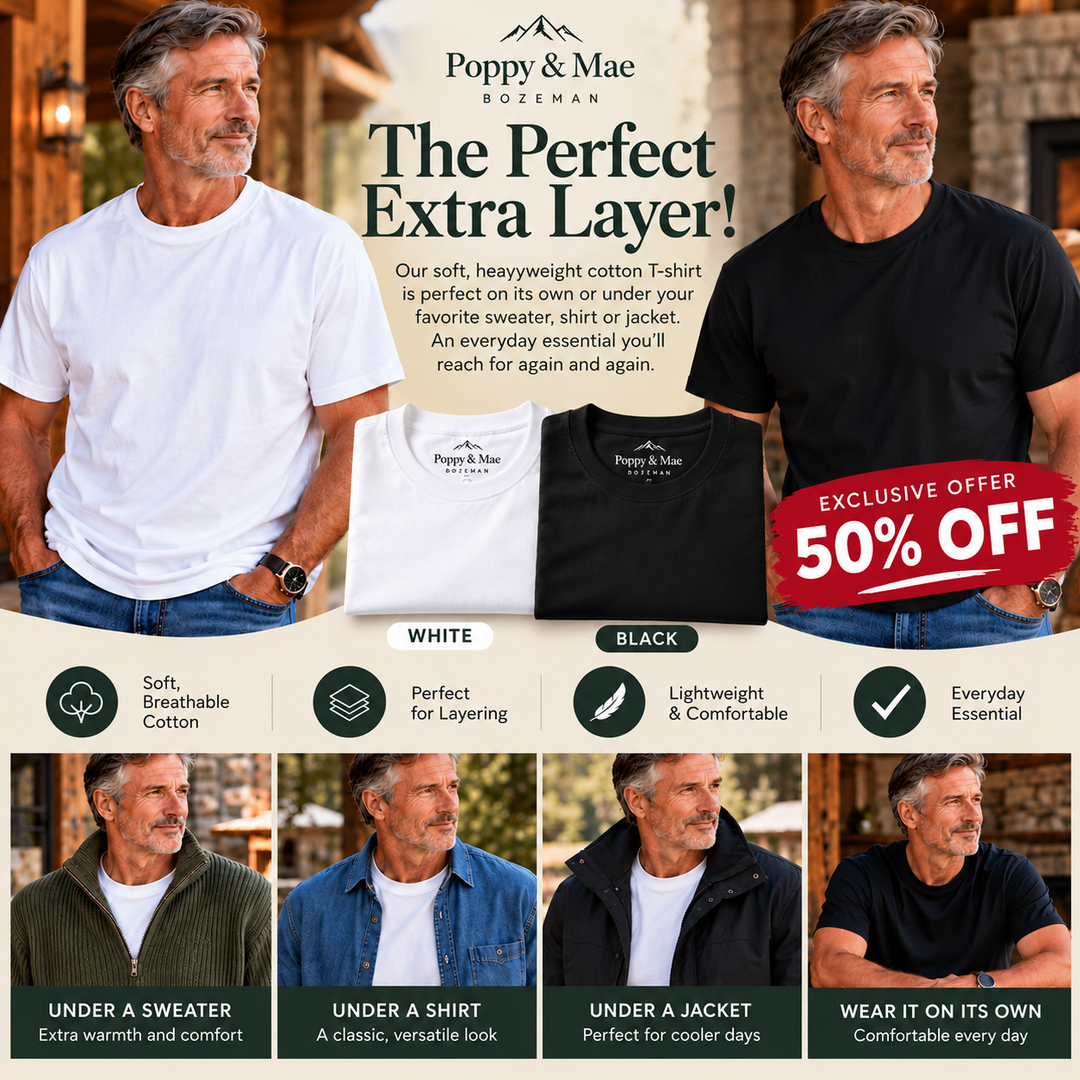 Solid Heavyweight Cotton T-shirt for Men
