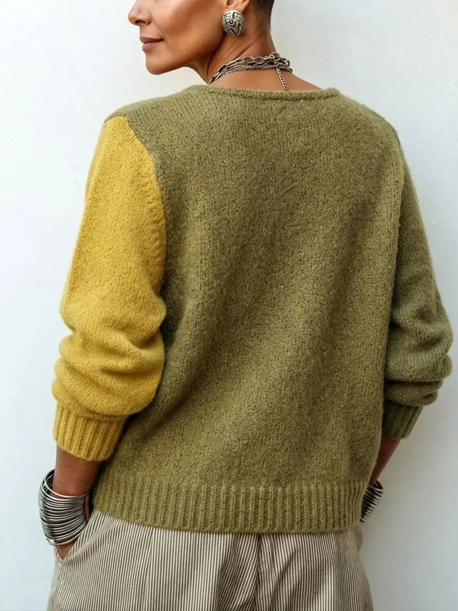 Madeline™ Color-Block Knit Sweater
