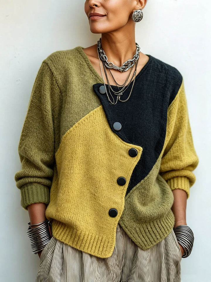 Madeline™ Color-Block Knit Sweater