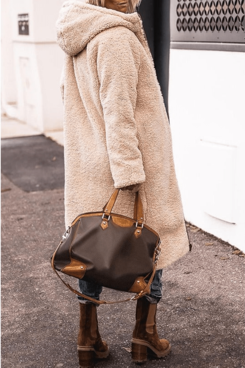 SASHA | SOFT AND  LUSH REVERSIBLE COAT